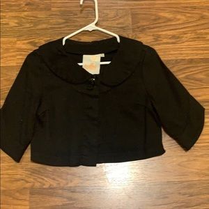 Tulle cropped jacket